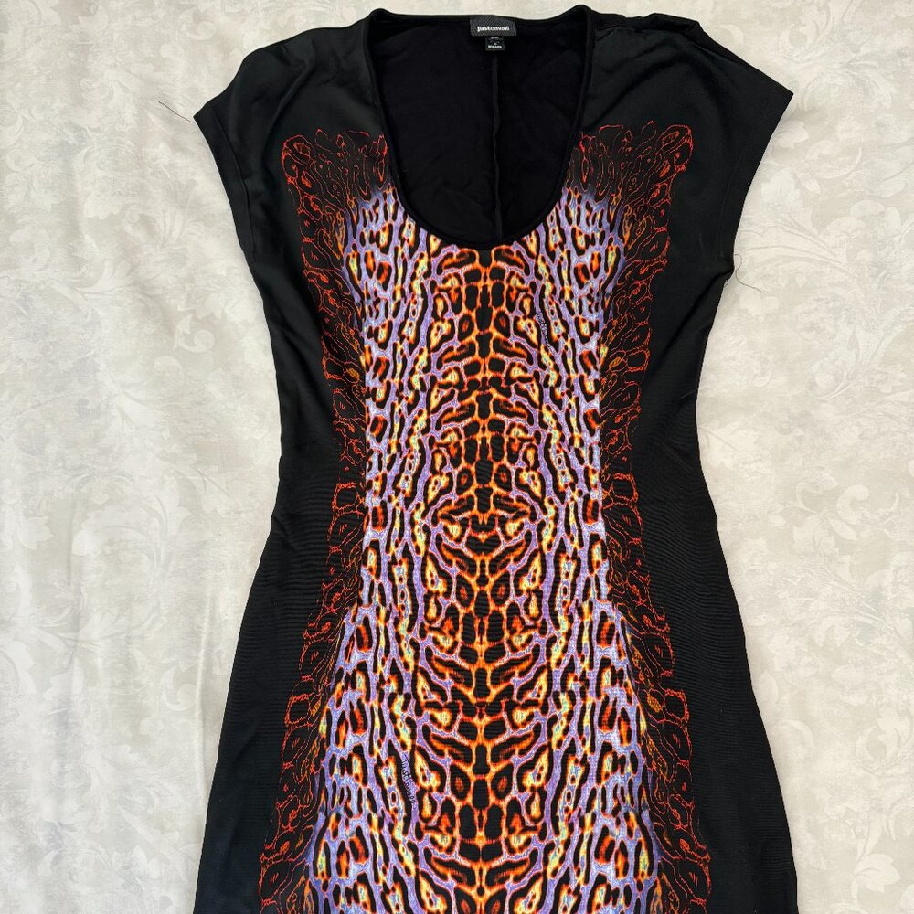 Roberto Cavalli Cheetah Mini Dress - Size 44